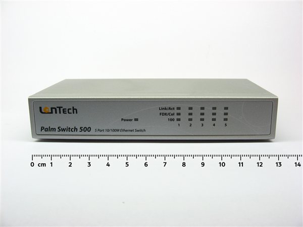 Foto de un switch de red